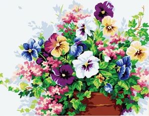 명화그리기- 꽃의 미소  40×50cm