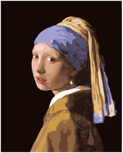명화그리기-진주 귀걸이를 한소녀 40×50cm
