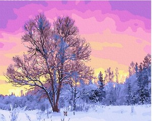 명화그리기 -겨울풍경 40x50cm